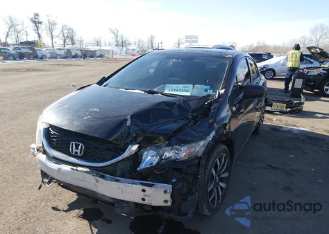 2015 Honda Civic Ex-L z USA, uszkodzony, nr VIN 2HGFB2F96FH556227